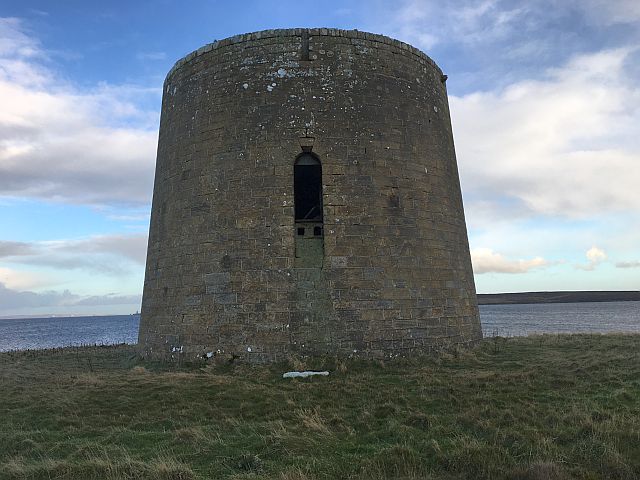 Photo of the Martello Tower at Crockness, Hoy, Orkney